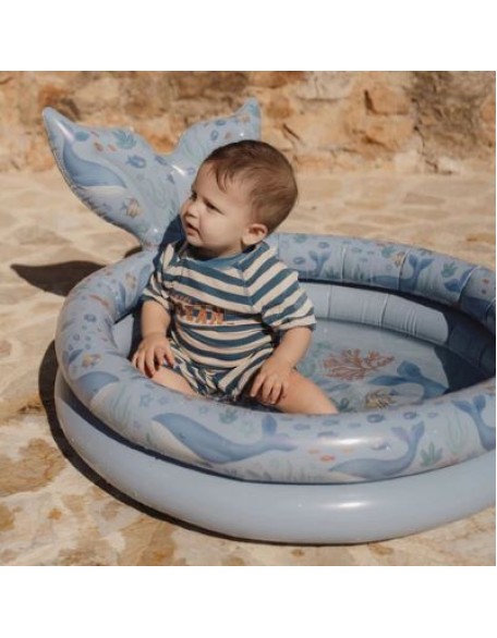 Едноделен костим за капење Ocean Blue Stripes 74/80 - Little Dutch Едноделен костим за капење Ocean Blue Stripes 74/80 - Little Dutch