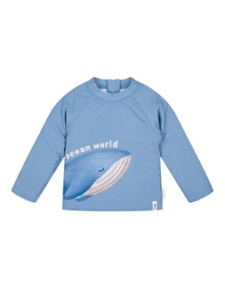 Маица за капење со долги ракави Ocean Blue 62/68 - Little Dutch