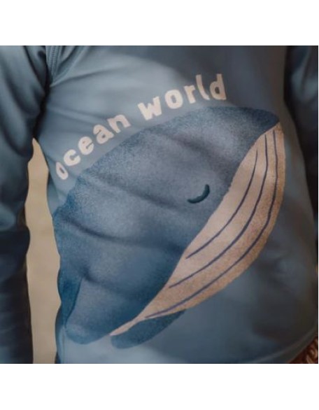 Маица за капење со долги ракави Ocean Blue 98/104 - Little Dutch Маица за капење со долги ракави Ocean Blue 98/104 - Little Dutch