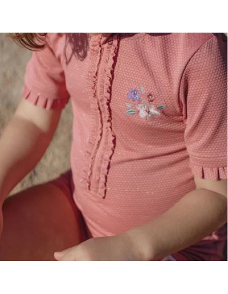 Едноделен костим за капење Dreamy Pink Sparkle 62/68 - Little Dutch Едноделен костим за капење Dreamy Pink Sparkle 62/68 - Little Dutch