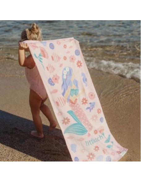 Крпа за плажа - Dreamy Mermaid Multicolour, Little Dutch Крпа за плажа - Dreamy Mermaid Multicolour, Little Dutch