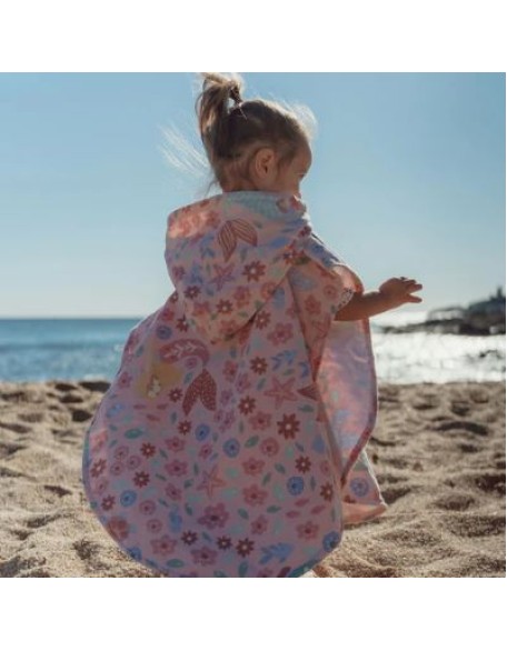 Пончо за плажа - Dreamy Mermaid Multicolour, Little Dutch