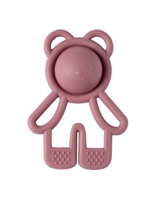 Силиконска глодалка, raspberry - Nattou Силиконска глодалка, raspberry - Nattou