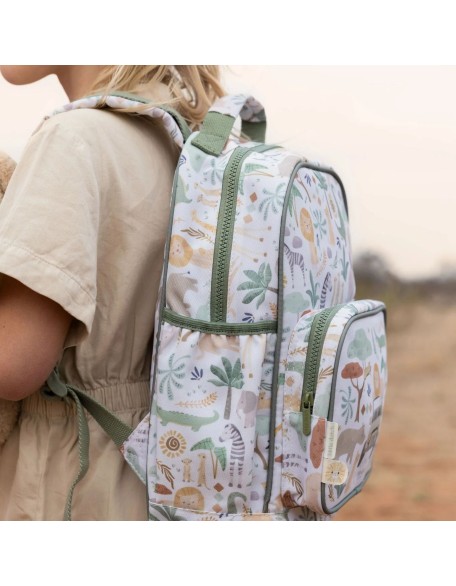 Детски ранец 40 cm - Safari Friends, Little Dutch Детски ранец 40 cm - Safari Friends, Little Dutch