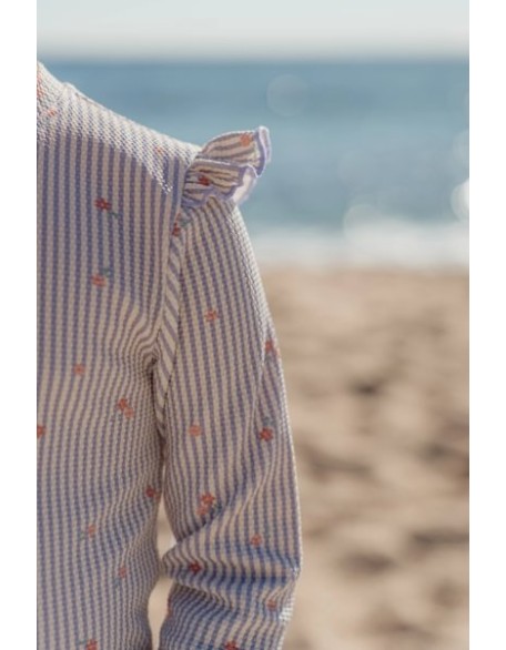 Едноделен костим за капење Dreamy Stripe 62/68 - Little Dutch