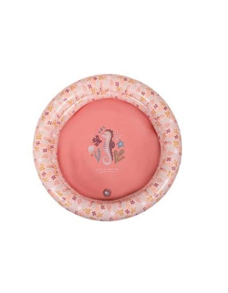 Tappetino Ad Acqua Little Dutch Ocean Dreams – Rosa, 150x150 Cm, In PVC, Per Gioco E Rinfresco
