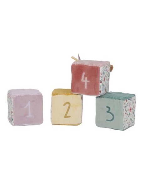 Сет од 4 меки коцки со активности - Fairy Garden, Little Dutch