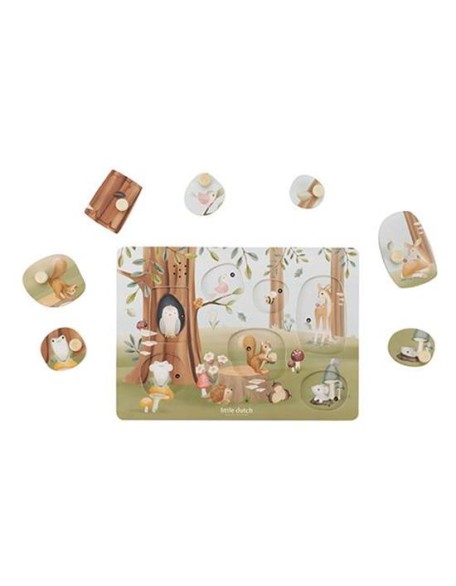Звучна сложувалка - Forest Friends, Little Dutch Звучна сложувалка - Forest Friends, Little Dutch