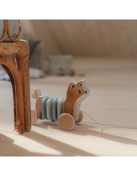 Дрвена лисица на влечење - Forest Friends, Little Dutch