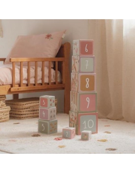 Кула од коцки за редење - Fairy Garden, Little Dutch