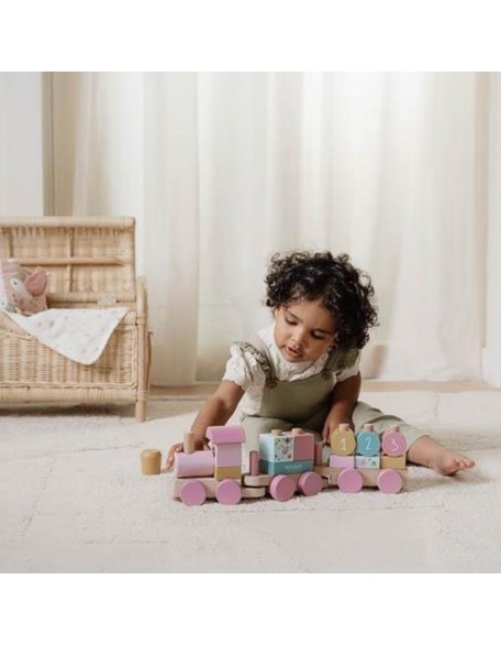 Дрвен воз сложувалка - Fairy Graden, Little Dutch