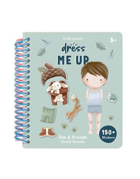 Книга со стикери dress me up - Forest Friends, Little Dutch