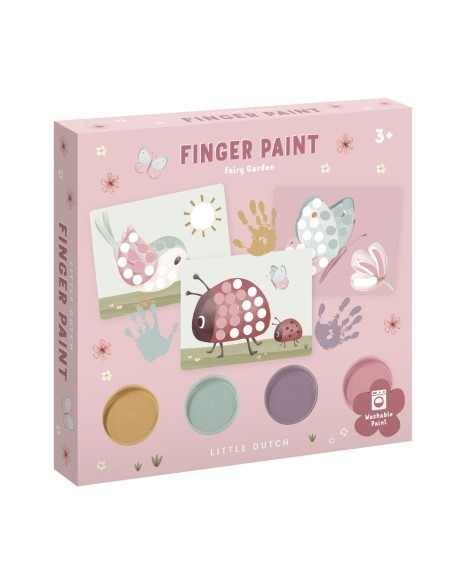 Сет за боење со прсти - Fairy Garden, Little Dutch