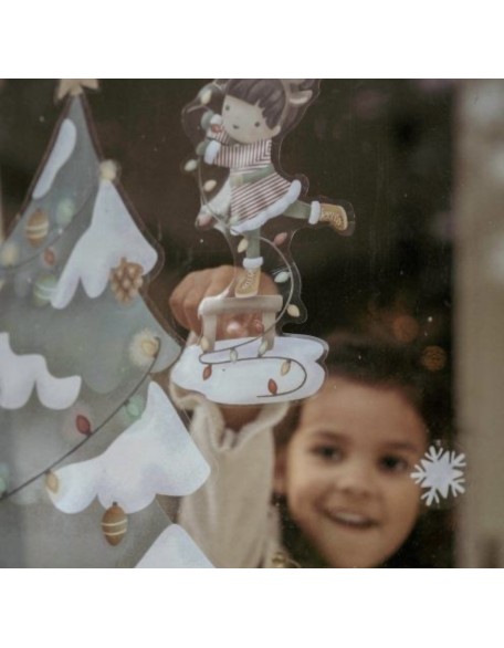 Новогодишни стикери за прозорец - Little Dutch