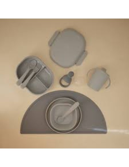 Кутија за храна - Облак (со вклучен прибор), Mushie