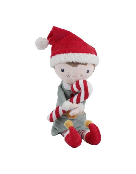 Новогодишна мека кукла Џим - 35 см, Little Dutch