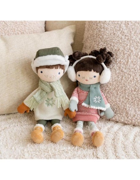 Зимска кукла Сам - 35 см, Limited Edition, Little Dutch
