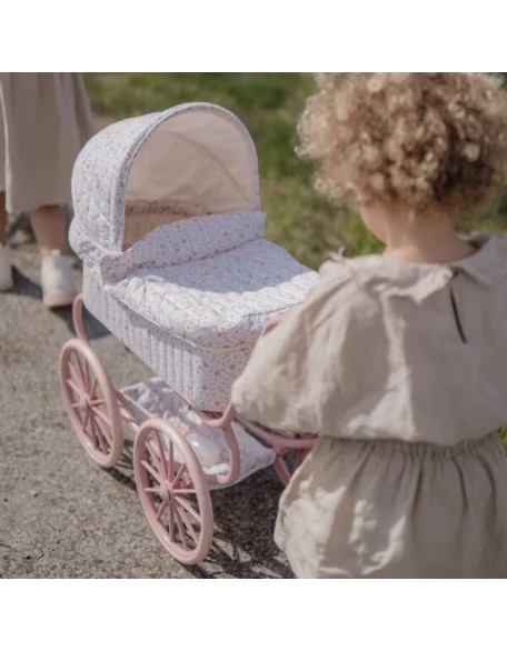 Голема количка за кукли - Soft Flowers, Little Dutch Голема количка за кукли - Soft Flowers, Little Dutch