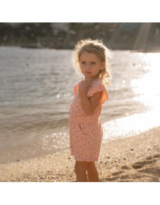 Ромпер Pink Sunny Flowers 62/68 - Little Dutch