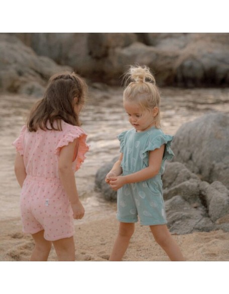 Ромпер Pink Sunny Flowers 74/80 - Little Dutch