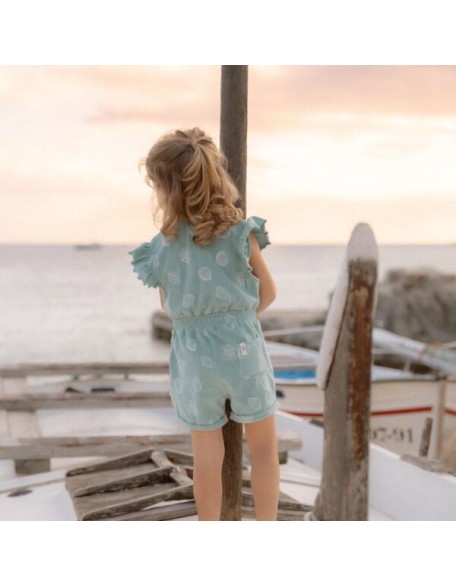 Ромпер Ocean Treasures Surf Blue 98/104 - Little Dutch