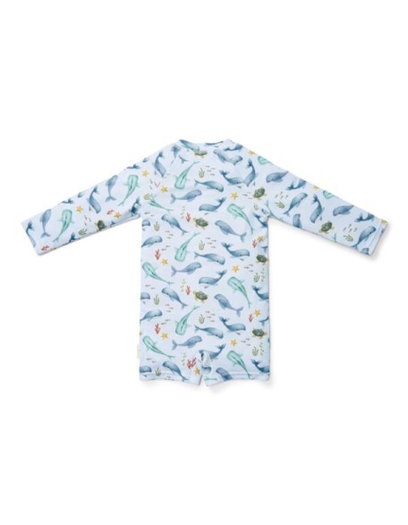 Едноделен костим за капење Ocean Sea Life 62/68 - Little Dutch