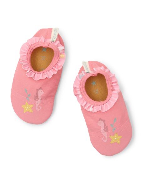 Чевли за плажа Pink Ocean Treasures - Little Dutch