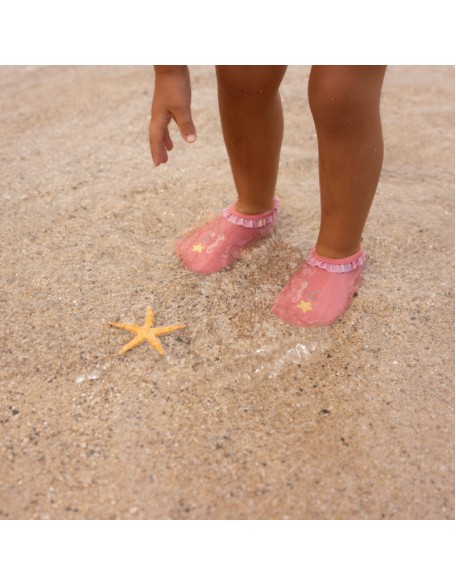 Чевли за плажа Pink Ocean Treasures - Little Dutch