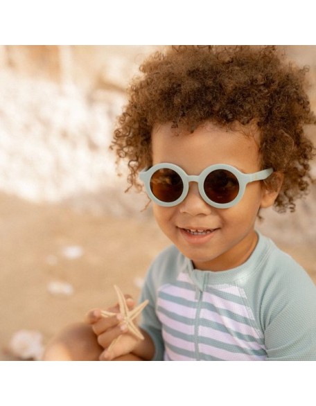 Детски очила за сонце - Round Sea Green, Little Dutch