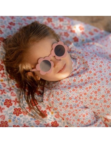 Детски очила за сонце - Flower Pink, Little Dutch