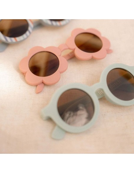 Детски очила за сонце - Round Sea Green, Little Dutch