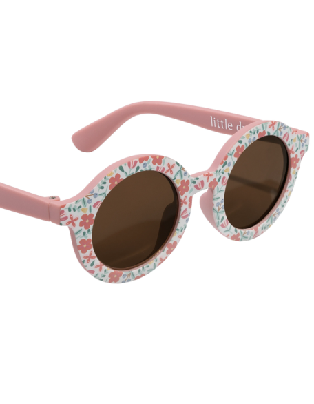 Детски очила за сонце - Round Flowers, Little Dutch