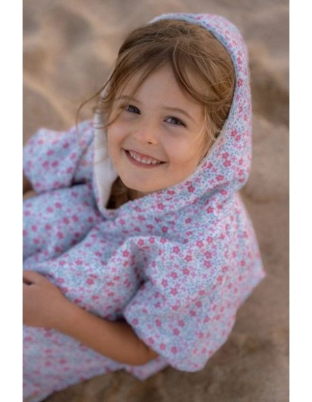 Пончо за плажа - Sunny Flowers, Little Dutch