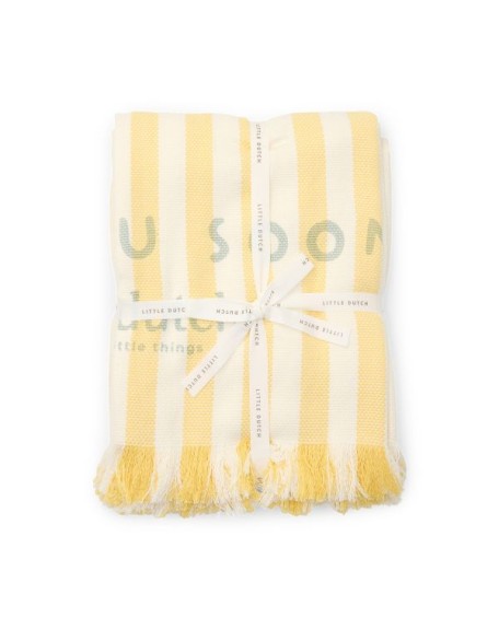 Крпа за плажа - Yellow Stripe, Little Dutch