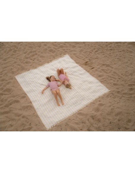 Крпа за плажа - Yellow Stripe, Little Dutch