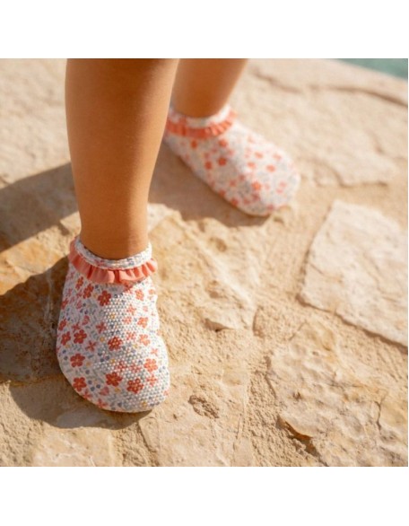 Чевли за плажа Multicolored Sunny Flowers - Little Dutch