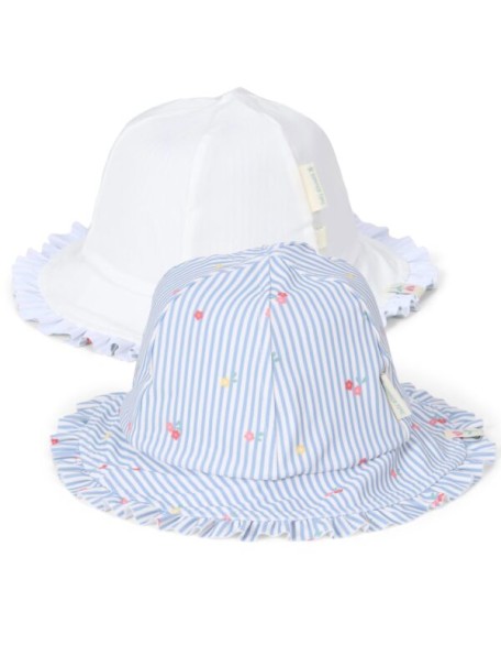 Двострана капа Blue Sunny Flowers 1/2/3 - Little Dutch