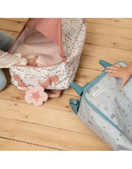 Детски куфер - Flowers and Butterflies - Little Dutch