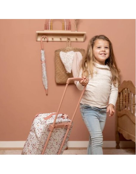 Детски куфер - Flowers and Butterflies - Little Dutch