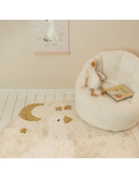 Детскa фотеља -  Teddy white, Little Dutch