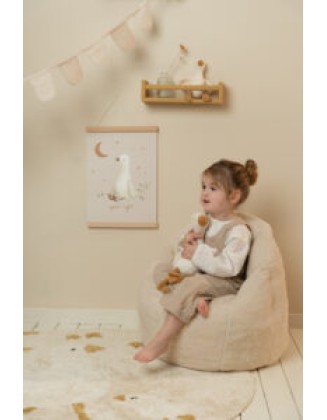 Детскa фотеља -  Teddy Beige, Little Dutch