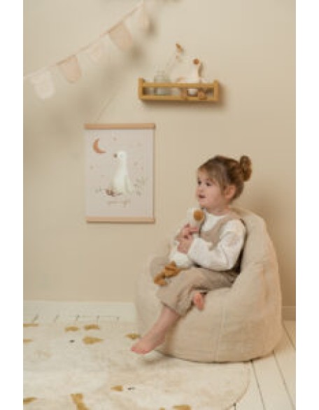Детскa фотеља -  Teddy Beige, Little Dutch
