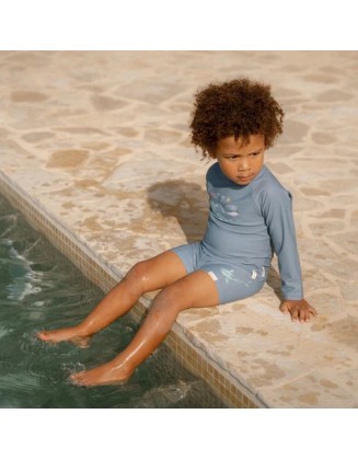 Маица за капење со долги ракави Sea Life 86/92 - Little Dutch