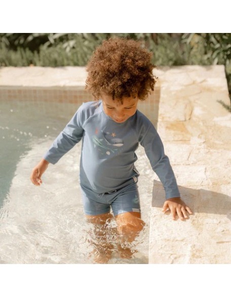 Маица за капење со долги ракави Sea Life 98/104 - Little Dutch