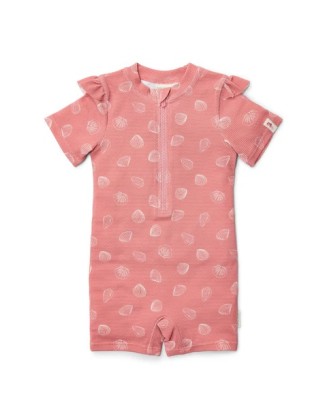 Едноделен костим за капење Pink Ocean Treasures 62/68 - Little Dutch