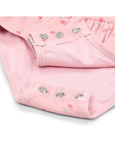 Едноделен костим за капење Light pink Sunny Flowers 74/80 - Little Dutch