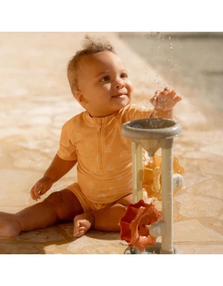 Маица за капење Yellow Seashells 98/104 - Little Dutch