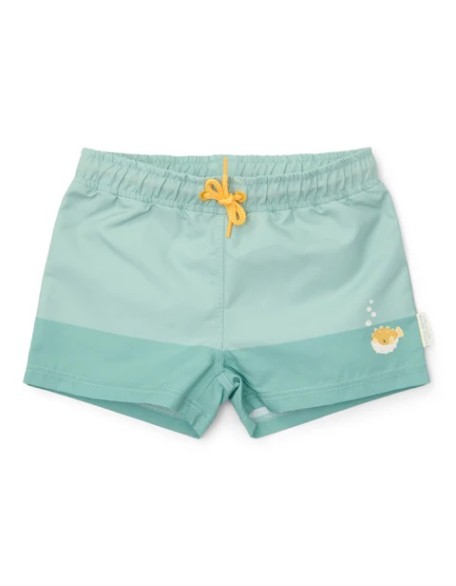 Шорцеви за капење Green Seashells and Stripes 74/80 - Little Dutch