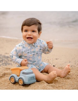 Едноделен костим за капење Seashells 74/80 - Little Dutch