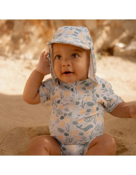 Едноделен костим за капење Seashells 62/68 - Little Dutch